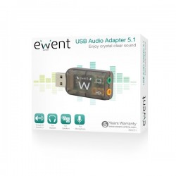 Scheda Audio Esterna USB 2.0 EWENT